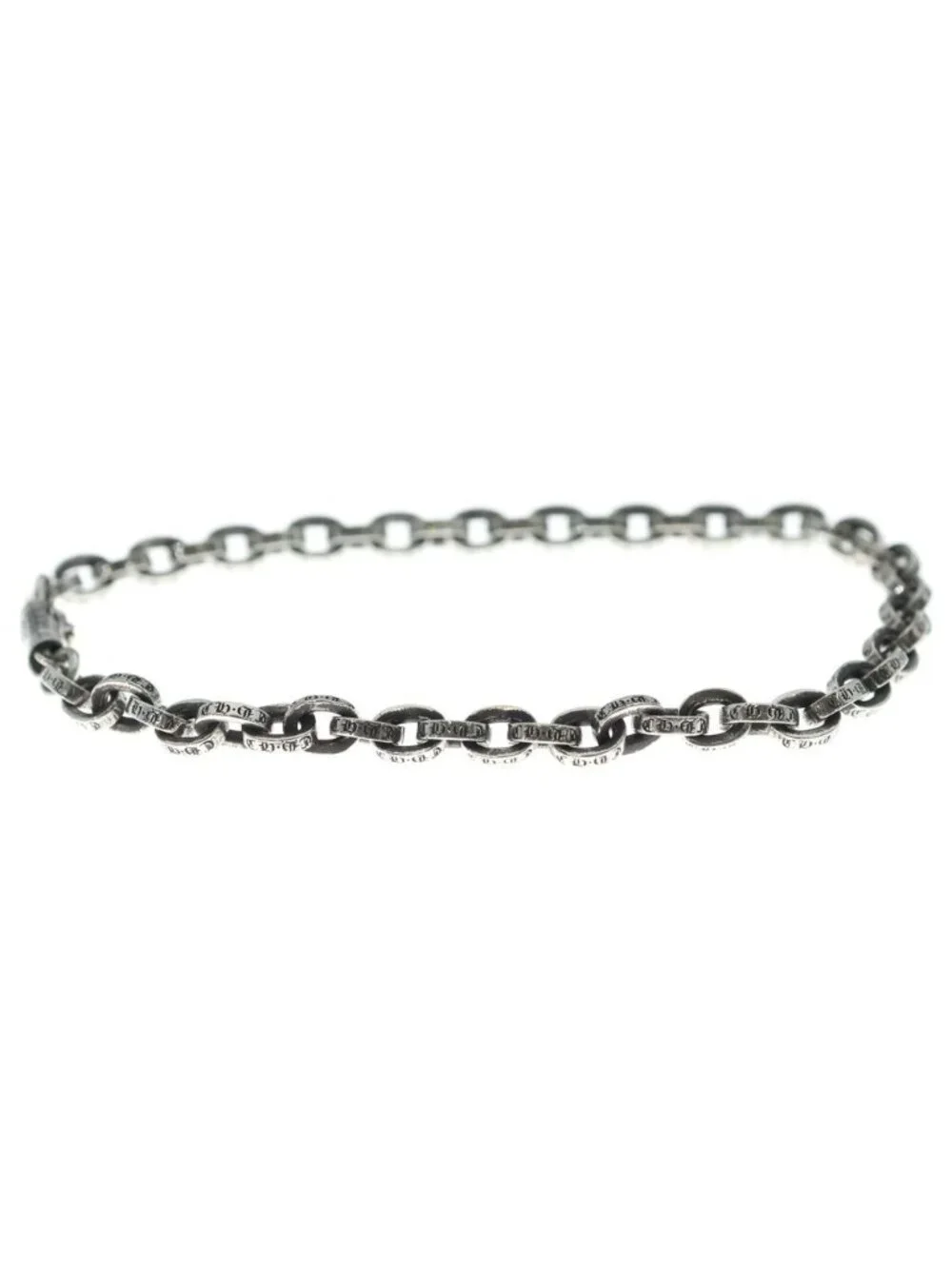 Chrome Hearts Paper Chain Bure Silver Bracelet